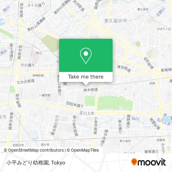 小平みどり幼稚園 map