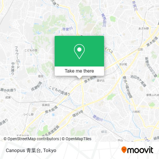 Canopus 青葉台 map