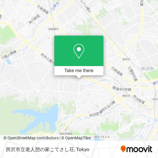 所沢市立老人憩の家こてさし荘 map