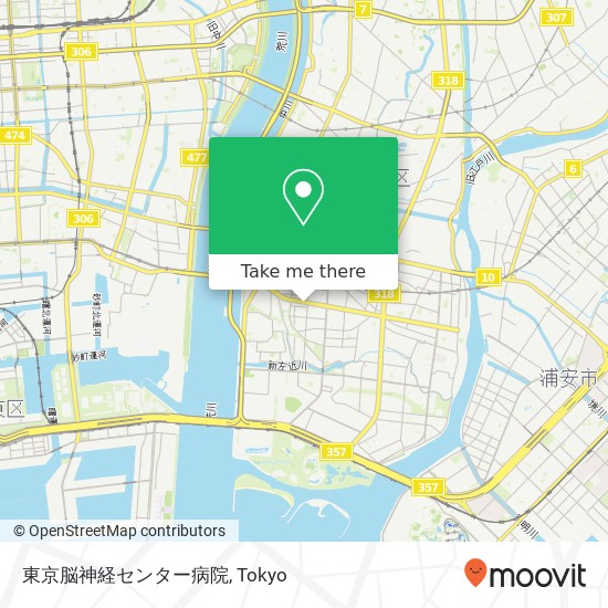 東京脳神経センター病院 map