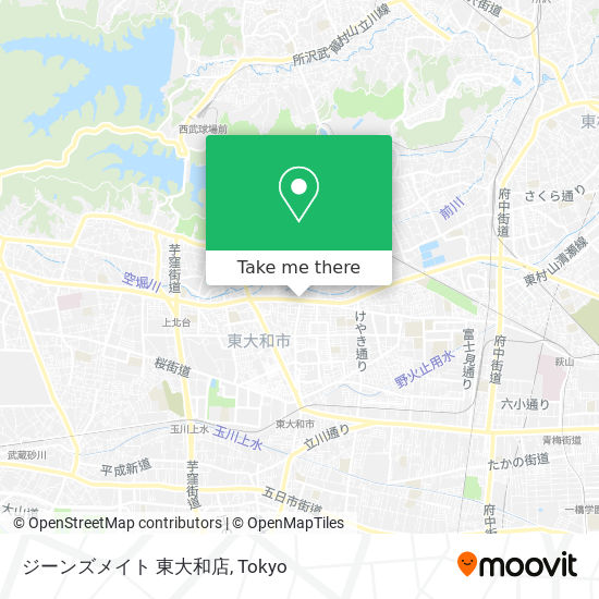 ジーンズメイト 東大和店 map