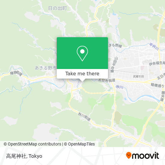 高尾神社 map