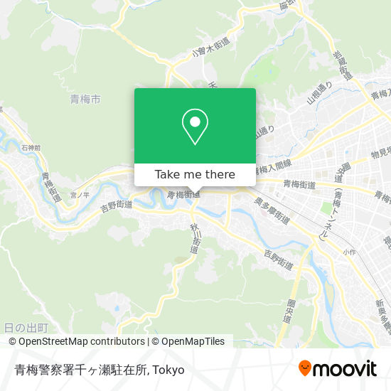 青梅警察署千ヶ瀬駐在所 map