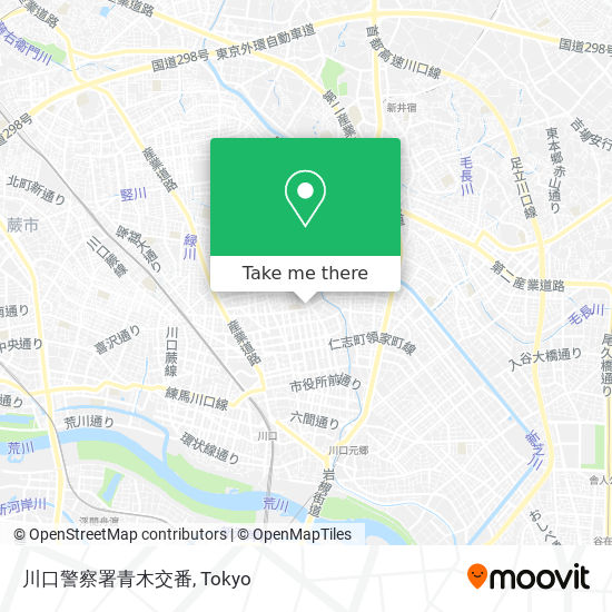 川口警察署青木交番 map