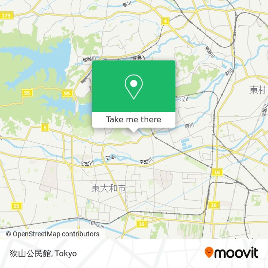 狭山公民館 map