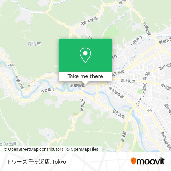 トワーズ 千ヶ瀬店 map