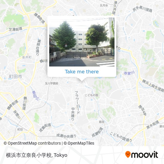 横浜市立奈良小学校 map