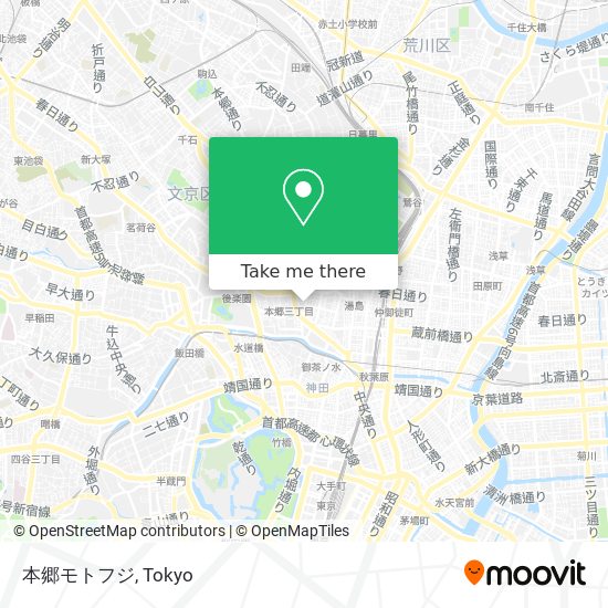 本郷モトフジ map