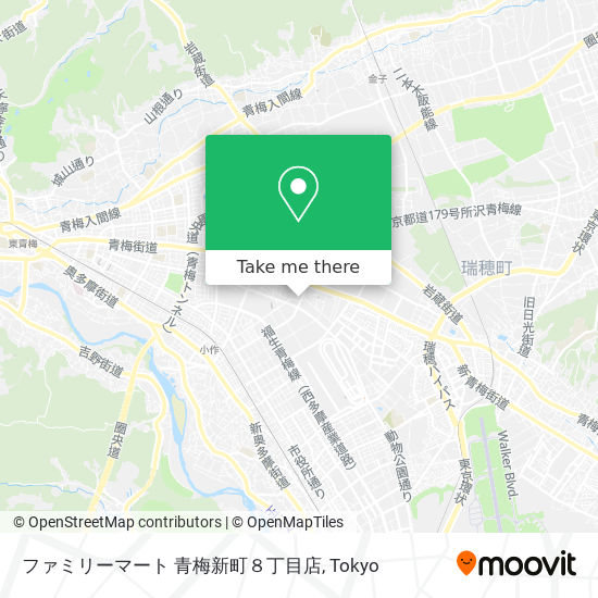 ファミリーマート 青梅新町８丁目店 map