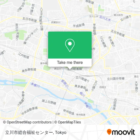 立川市総合福祉センター map