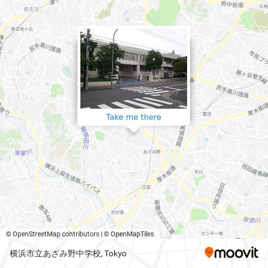 横浜市立あざみ野中学校 map