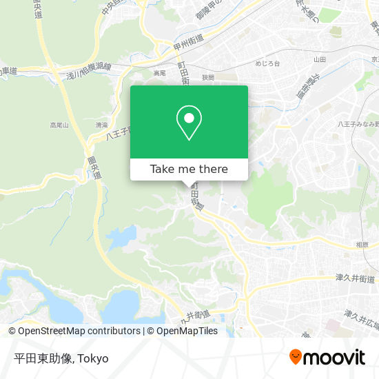 平田東助像 map