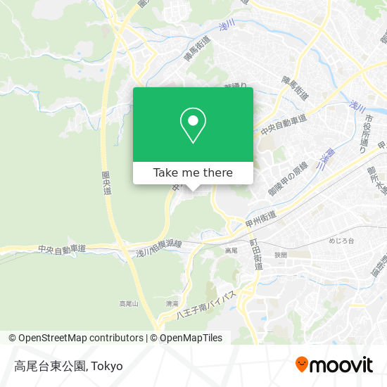 高尾台東公園 map