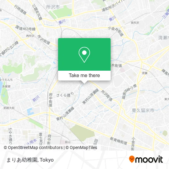 まりあ幼稚園 map