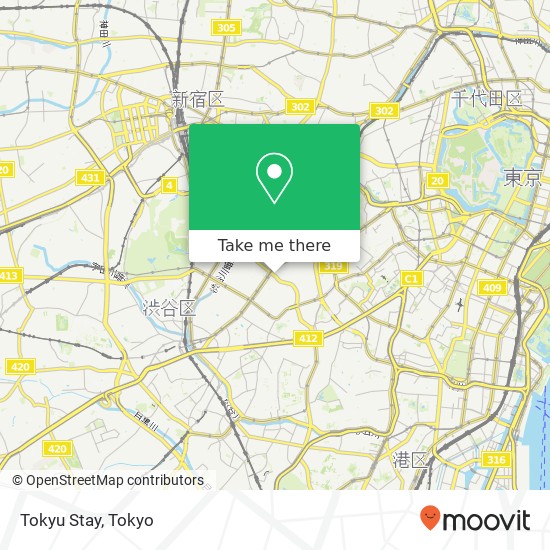 Tokyu Stay map
