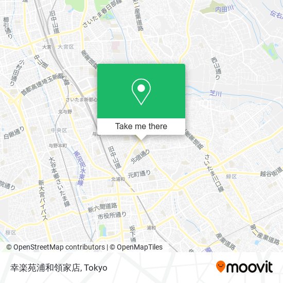 幸楽苑浦和領家店 map