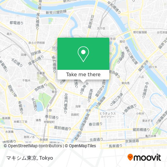 マキシム東京 map