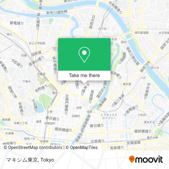 マキシム東京 map
