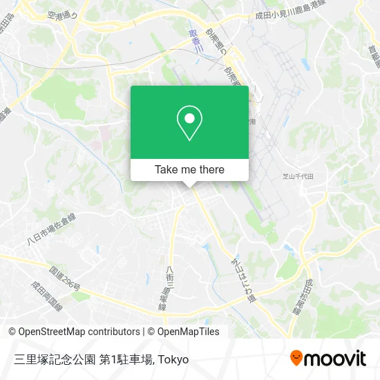 三里塚記念公園 第1駐車場 map