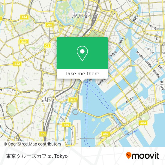 東京クルーズカフェ map