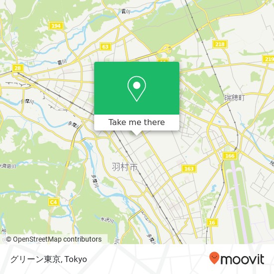 グリーン東京 map