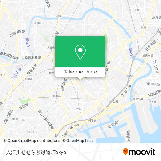 入江川せせらぎ緑道 map