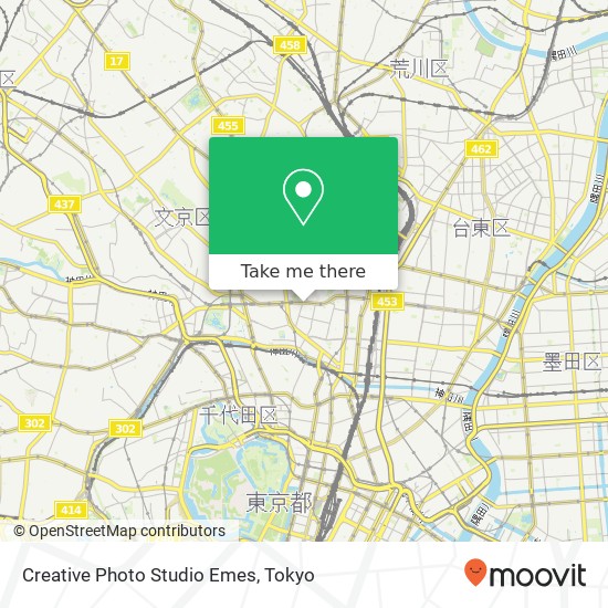 Creative Photo Studio Emes map