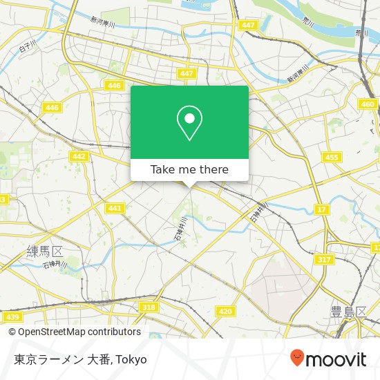 東京ラーメン 大番 map
