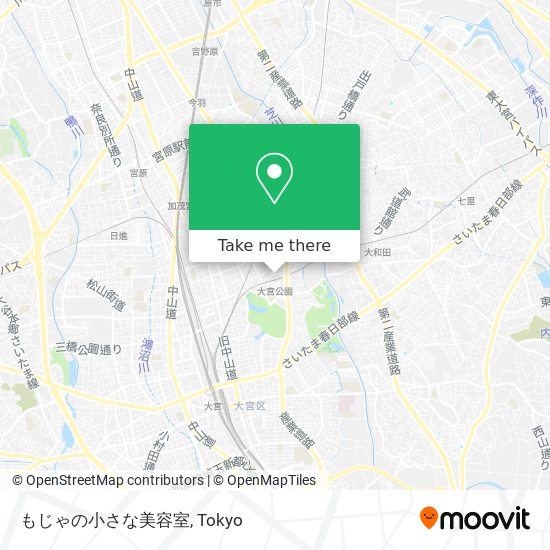 もじゃの小さな美容室 map