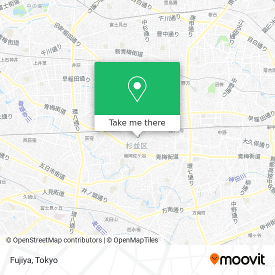 Fujiya map