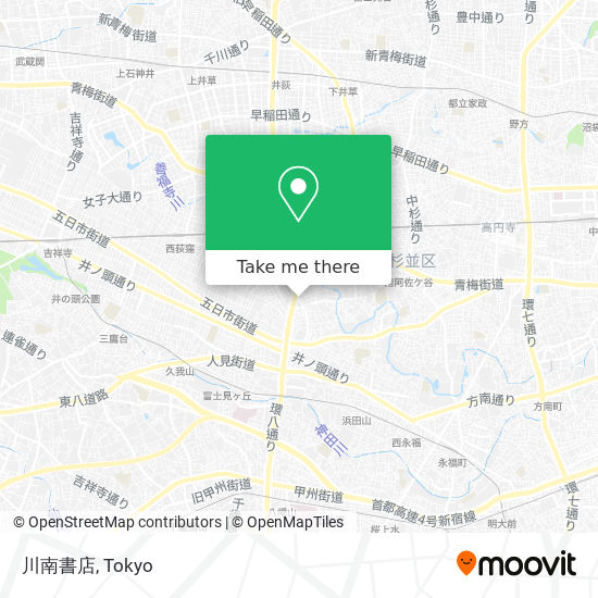 川南書店 map