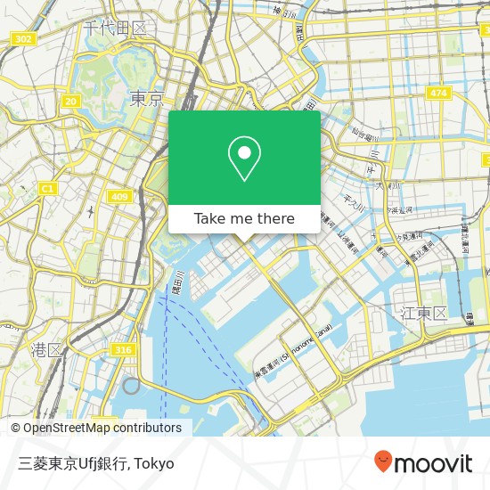 三菱東京Ufj銀行 map