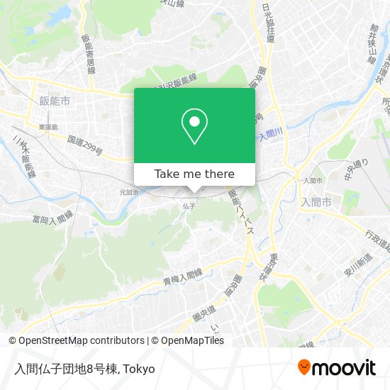 入間仏子団地8号棟 map