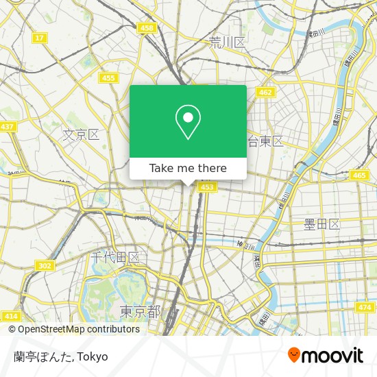 蘭亭ぽんた map