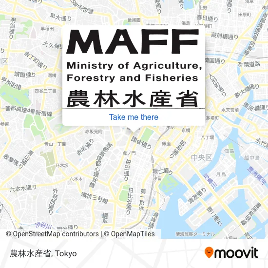農林水産省 map
