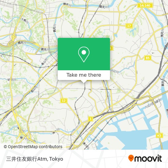 三井住友銀行Atm map
