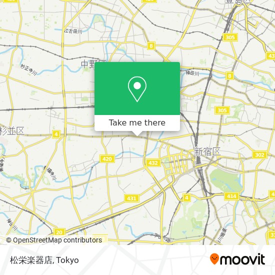 松栄楽器店 map