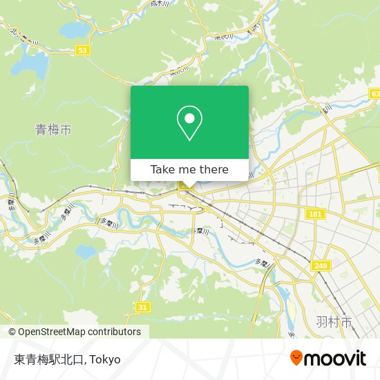 東青梅駅北口 map