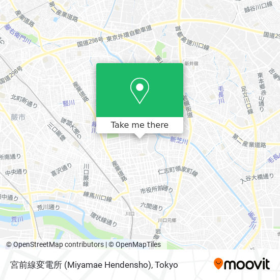 宮前線変電所 (Miyamae Hendensho) map