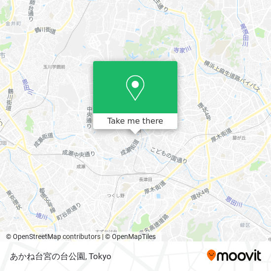 あかね台宮の台公園 map