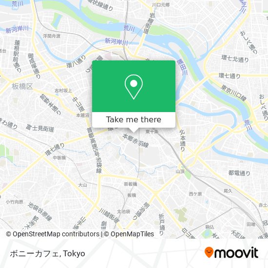 ボニーカフェ map