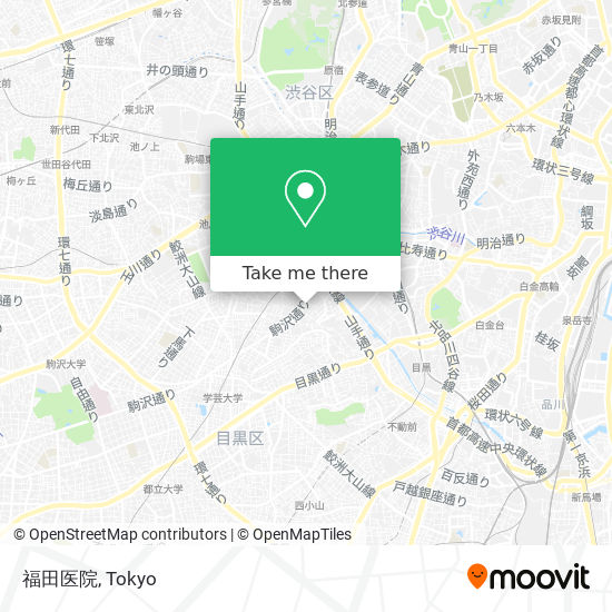 福田医院 map