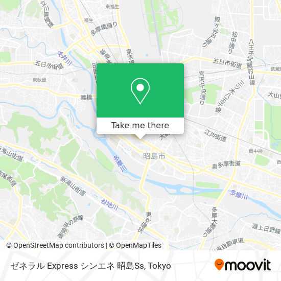 ゼネラル Express シンエネ 昭島Ss map