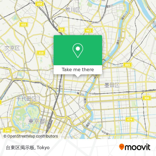 台東区掲示板 map