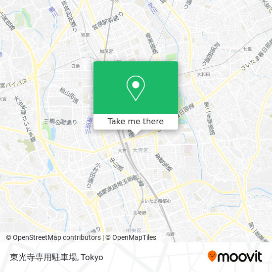 東光寺専用駐車場 map