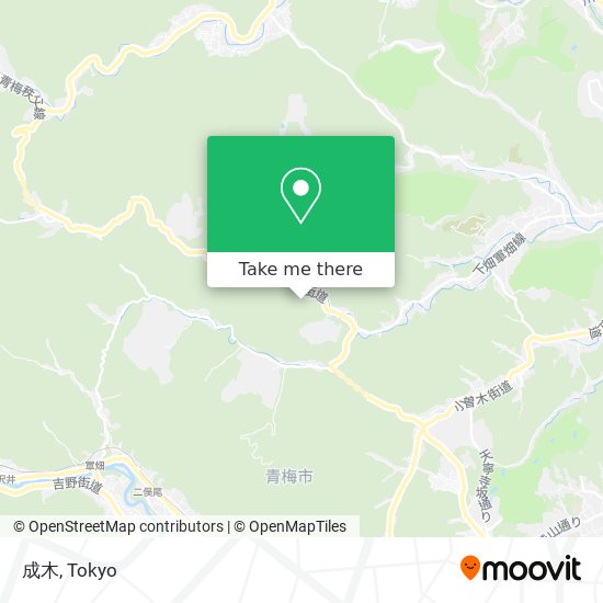 成木 map
