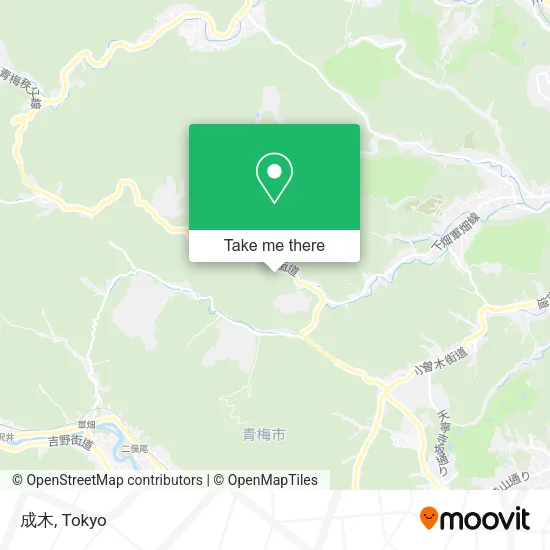 成木 map