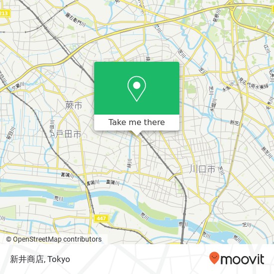 新井商店 map
