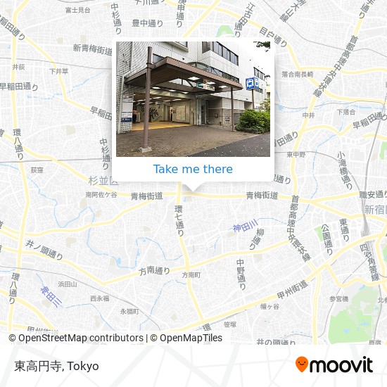 東高円寺 map