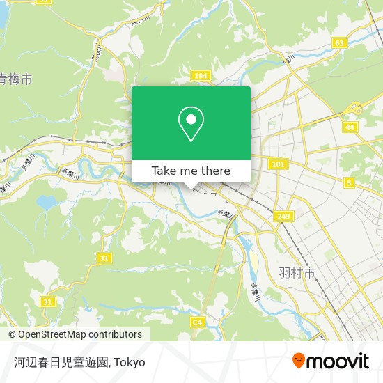 河辺春日児童遊園 map